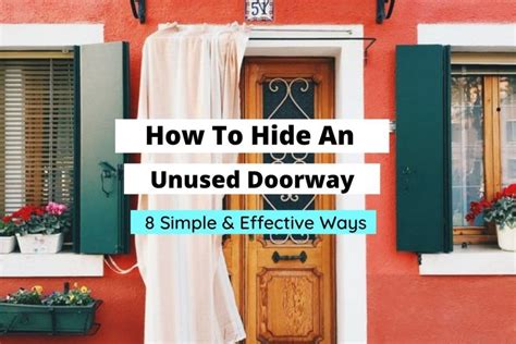 How To Hide An Unused Doorway Easy Solutions Craftsonfire A Shelf