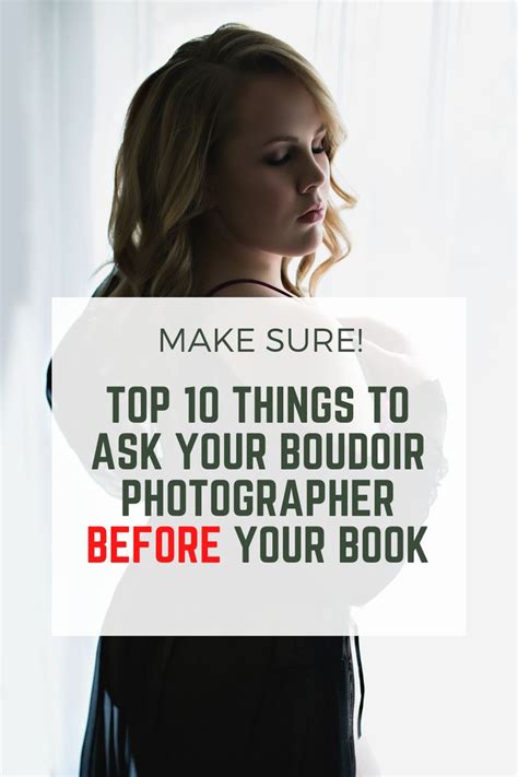 Top Questions To Ask A Boudoir Photographer During A Consult