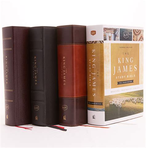 The King James Study Bible Full Color Thomas Nelson Bibles