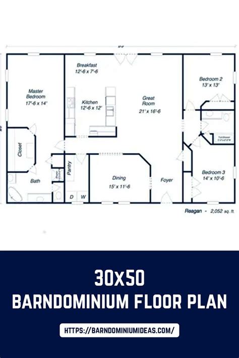 The Floor Plan For A 3 Bedroom 2 Bathroom Home With An Attached Garage
