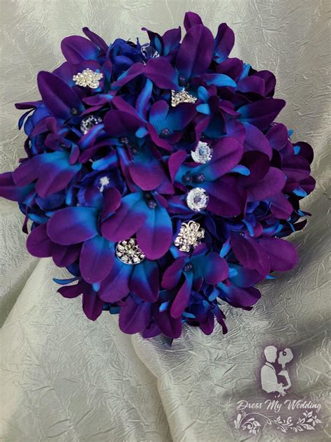 dress my wedding galaxy orchid bouquet