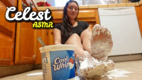Whipped Cream Foot Mess No Talking Celest Asmr Youtube