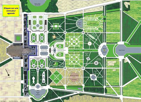 This page presents you the map of the chateau of versailles and its estate (check out the map below) and give. Clickable Versailles plan | Jardin francais, Jardin de ...