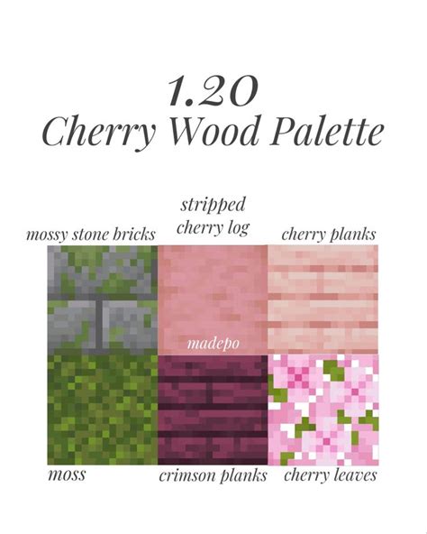 The Front Cover Of Cherry Wood Palette With Different Colors And