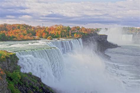 Niagara Falls In Autumn Photograph By Michelle Mcphillips Pixels