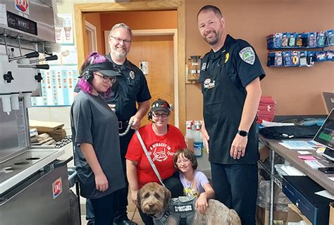 Wautoma Police Department Support Miracle Treat Day At Wautoma Dairy