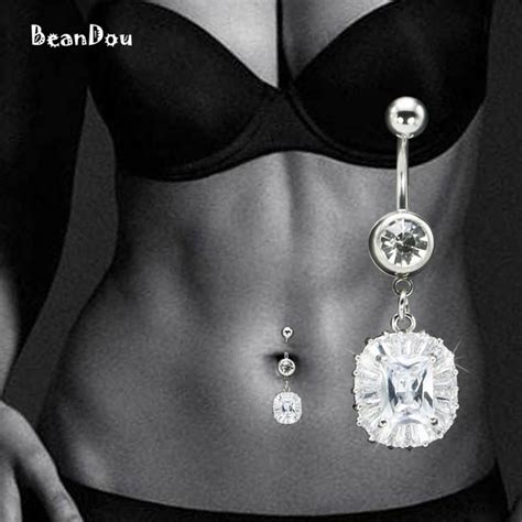 Fashion Sexy Dangle Belly Button Rings Navel Ring Piercing Jewelry Big
