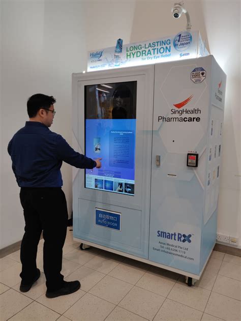 First Smart Vending Machine At Snec Launched Smartrx