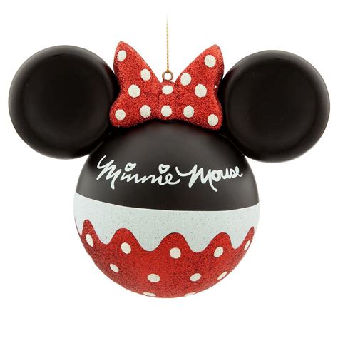 Minnie Mouse Signature Ornament Disney Christmas Ornaments Christmas