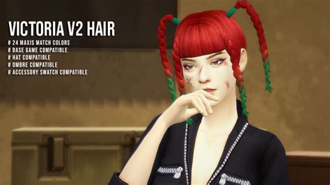 Megukiru Creating Custom Content Patreon Victoria Hair Maxis Match