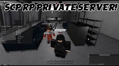 Scp Roleplay Private Server Scp Rp Roblox Youtube Gambaran