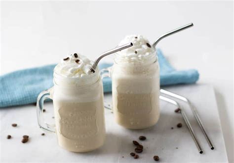Easy Blended Iced Cappuccino Recipe With Video Bake Me Some Sugar