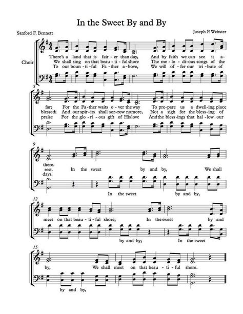 Free Printable Southern Gospel Sheet Music Printable Templates