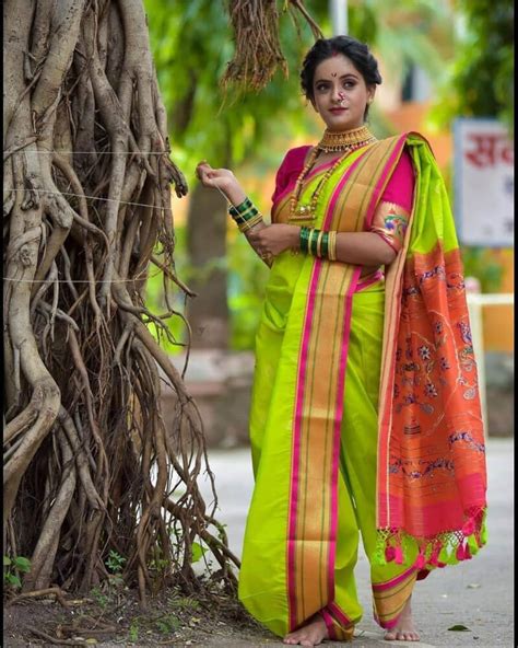 Marathi Bridal Nauvari Saree Designs K4 Fashion