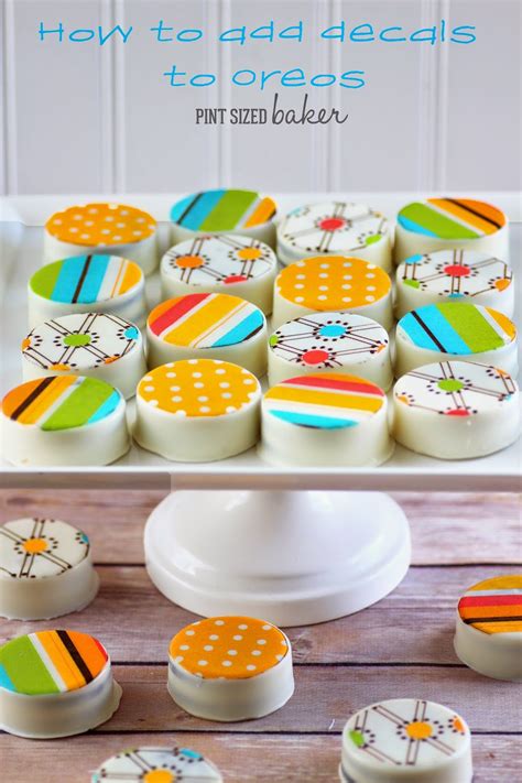 Decorate your laptops, water bottles, notebooks and windows. How to Add Edible Images to Oreos - Pint Sized Baker