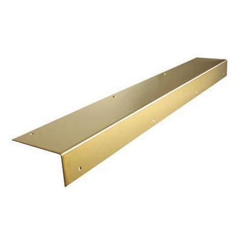 Altro Angle Door Step 825mm Polished Brass Ironmongery Manutan Uk