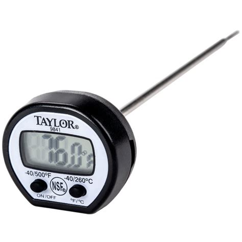 Taylor 9841rb 4 58 High Temperature Digital Pocket Probe Thermometer