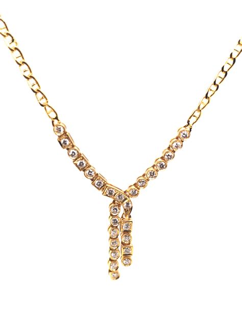 14k Yellow Gold Diamond Necklace Valuemax Jewellery