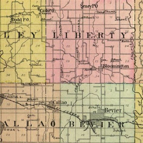 Standard Atlas Of Macon County Missouri Missouri County Plat Books