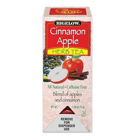 bigelow tea cinnamon apple herb tea 28 box
