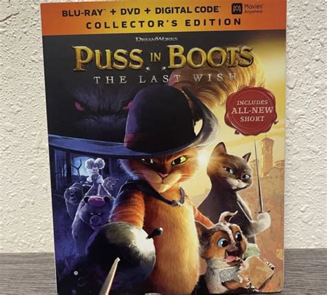 Puss In Boots Dvd And Blu Ray The Last Wish Collectors Edition