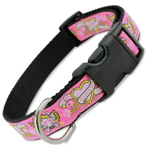 Pink Skull Dog Collar Hot Pink Pink Skull Pink Dog Collars