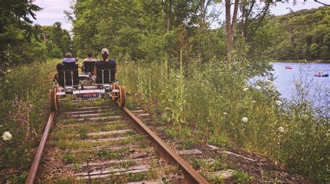 Railbiking In The Adirondacks North Creek Revolution Rail Co
