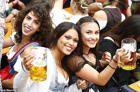 Oktoberfest Women Accused Of Wearing Porno Dresses Daily Mail Online