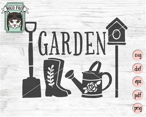 Garden Svg File Gardening Svg Garden Tools Garden Sign Etsy Garden