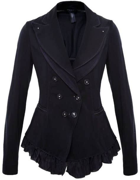 High By Claire Campbell Womens Double Breasted Jacket Jules B
