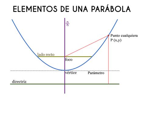 ¿cuáles Son Los Elementos De La Parábola Partes