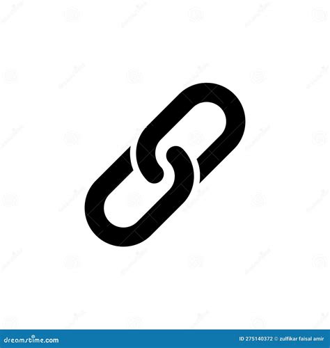 Link Icon Hyperlink Chain Symbol Stock Vector Illustration Of Link
