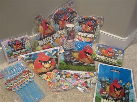 Angry Birds Birthday Party Supplies 40 For The Full Set Of 12 Check