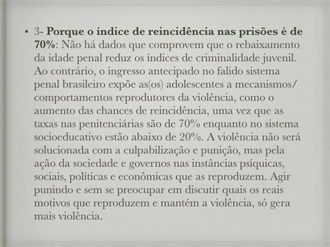 A Favor Da Maioridade Penal Argumentos