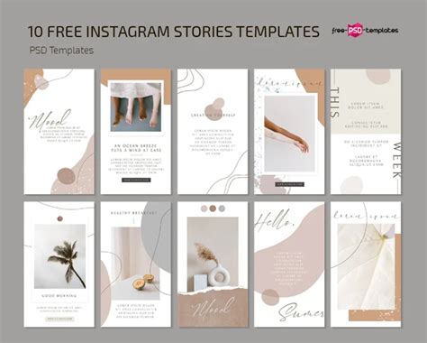 Template Story Instagram Free Pulp
