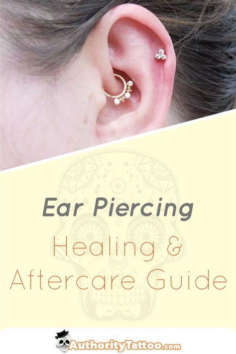 Ear Piercing Healing Chart