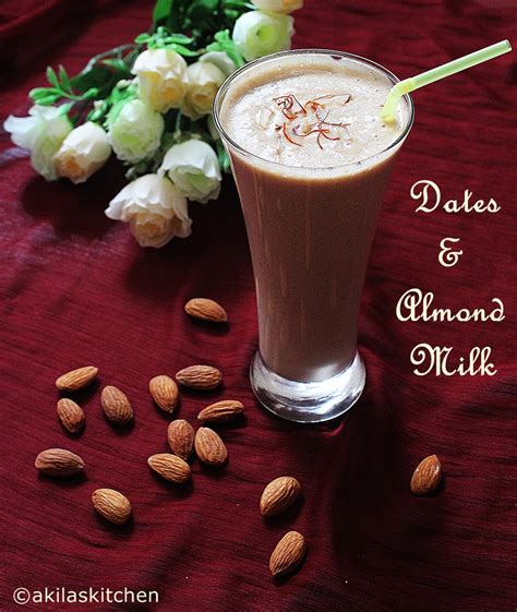 Learning To Cook Dates Almond Milk Summer Special Drinks