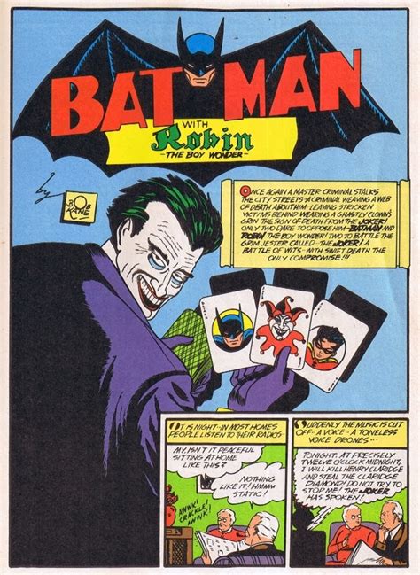 The Great Comic Book Heroes The Jokers First Appearance In Batman 1