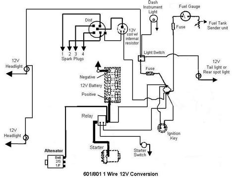 12 Volt Tractor Alternator Wiring Diagram Circuit Diagram