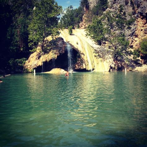Turner Falls Located In The Arbuckle Mountains In Southern Oklahoma