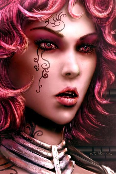 All The Better To Bite You With ~dypsomaniart On Deviantart Vampire Art Female Vampire