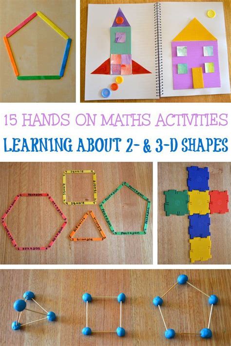 Learning About Shapes 2d And 3d Shapes Learning Activities Shape