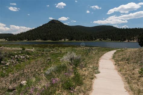 Walking Path Quemado Lake New Mexico Stock Image Image Of Landscape