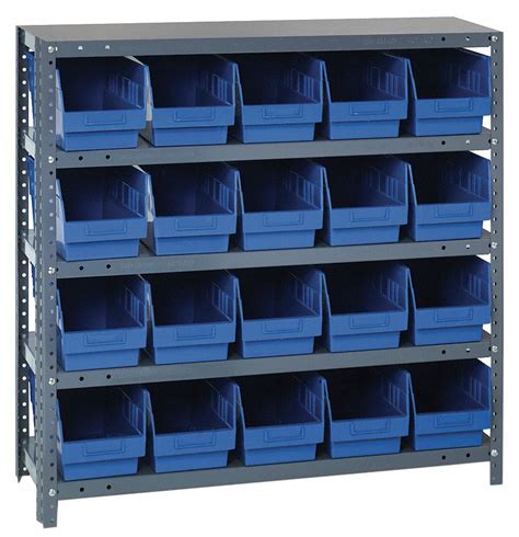 Quantum Storage Systems Bin Shelving 36 In X 12 In X 39 In 1 Sided