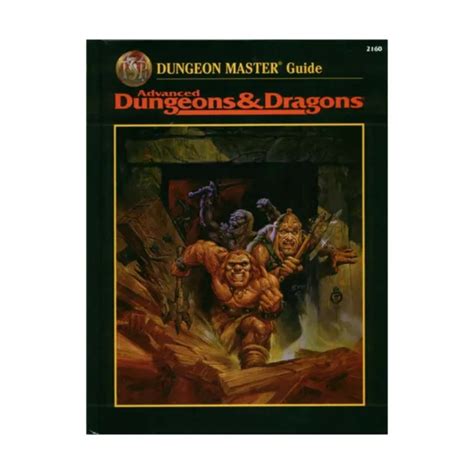 Tsr Ad D Nd Ed Dungeon Master S Guide Revised Ed St Vg