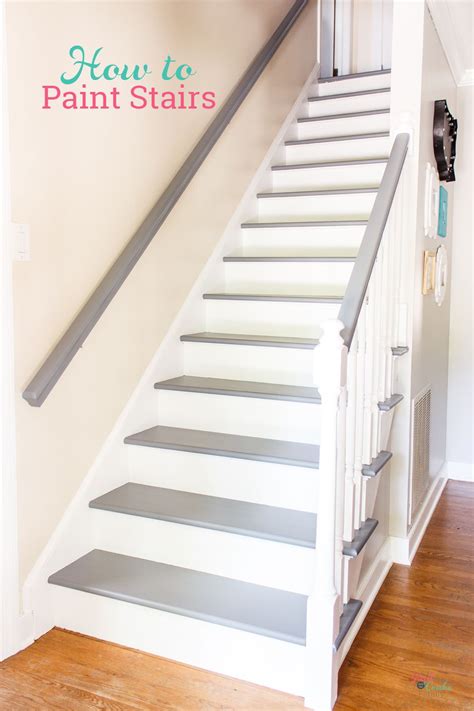 Your How To Guide For Painting Stairs Staircase Makeover Diy