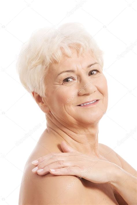 裸老女の頭と肩 ストック写真 piotr marcinski 35629007