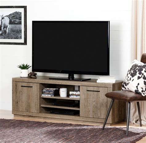Weathered Oak Tv Stand For Tvs Up To 60 Inch Kanji Rc Willey