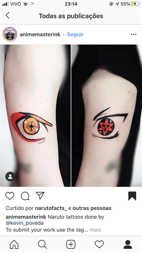 Naruto Sharingan Eyes Tattoo Ritacassetta