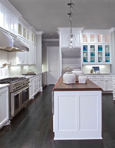 Best White Cabinets And Dark Floors Kitchen Island With Built In Wine Rack